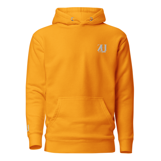 Unisex Premium Pullover Hoodie ZentHriva — Team Gold, Frontansicht