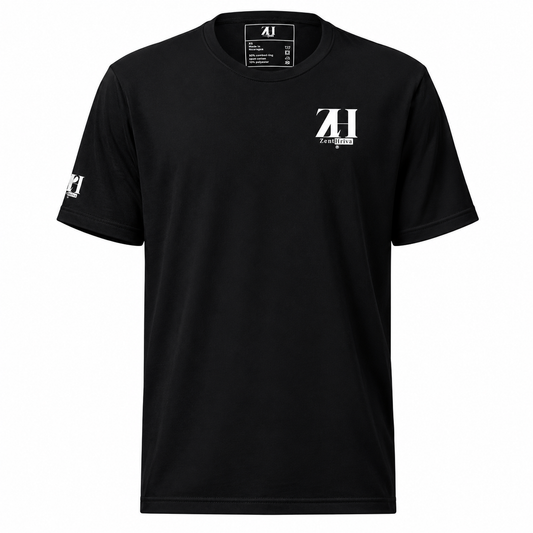 Unisex Staple T-Shirt ZentHriva — Black Heather, front view