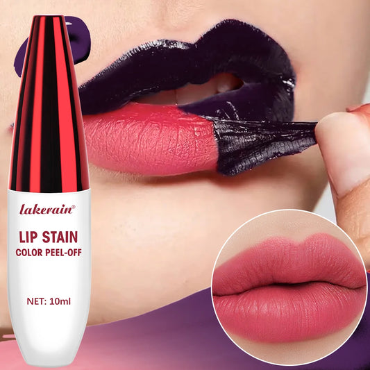 Peel-Off Lip Stain – Long-Lasting Waterproof Matte Tint