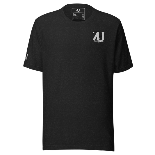 Unisex Staple T-Shirt ZentHriva — Black Heather, front view